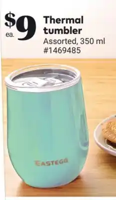 Giant Tiger Thermal tumbler offer