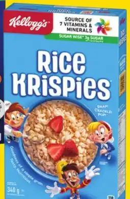 Giant Tiger Kellogg's cereal offer