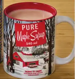 Giant Tiger Maple syrup coffee mug offer