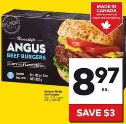 Giant Tiger Belmont Meats Beef Burger offer