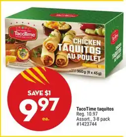 Giant Tiger TacoTime taquitos offer