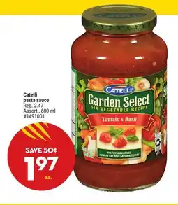 Giant Tiger Catelli pasta sauce offer