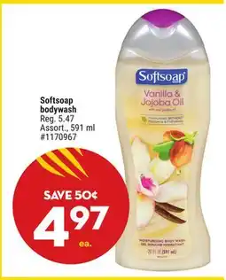 Giant Tiger Softsoap bodywash offer