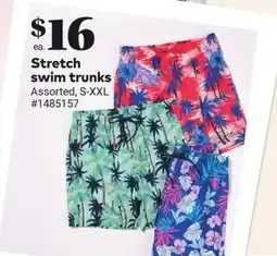 Giant Tiger Stretch swim trunks offer
