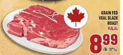 Marché Adonis GRAIN FED VEAL BLADE ROAST HALAL offer