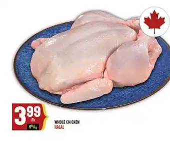 Marché Adonis WHOLE CHICKEN HALAL offer