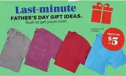 Giant Tiger Men's tee offer