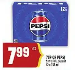 Marché Adonis 7UP OR PEPSI Soft Drink offer