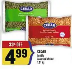 Marché Adonis CEDAR offer
