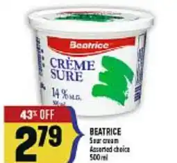 Marché Adonis BEATRICE Sour Cream offer