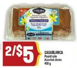 Marché Adonis CASABLANCA Pound Cake offer