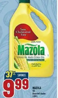 Marché Adonis MAZOLA Oil offer