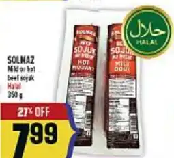 Marché Adonis SOLMAZ Mild or hat beef sojak offer
