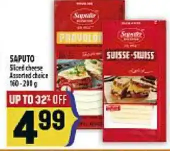 Marché Adonis SAPUTO Sliced Cheese offer