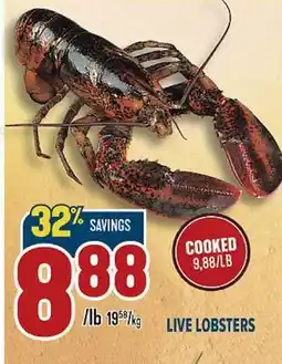 Marché Adonis LIVE LOBSTERS offer