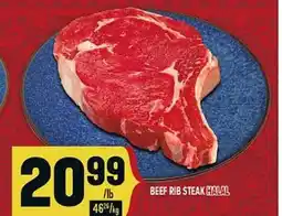 Marché Adonis BEEF RIB STEAK HALAL offer
