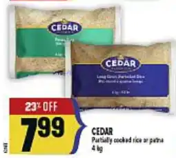 Marché Adonis CEDAR Partially cooked rice or pasta offer