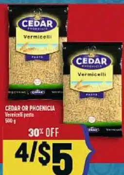 Marché Adonis CEDAR OR PHOENICIA Pasta offer