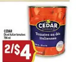 Marché Adonis CEDAR Diced Tomatoes offer