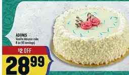 Marché Adonis ADONIS vanilla Mousse Cake offer
