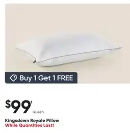 Sleep Country Kingsdown Royale Pillow offer