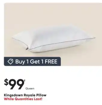 Sleep Country Kingsdown Royale Pillow offer