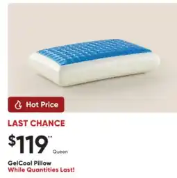 Sleep Country GelCool Pillow offer