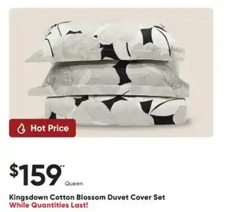 Sleep Country Kingsdown Cotton Blossom Duvet Cover Set offer