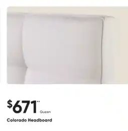 Sleep Country Colorado Headboard offer