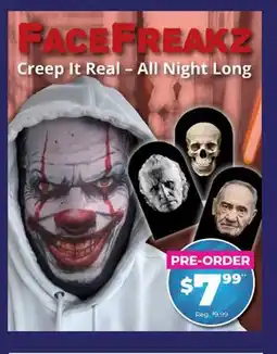 Showcase FACEFREAKZ Creep It Real-All Night Long offer