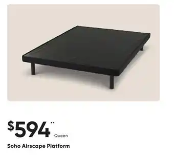 Sleep Country Soho Airscape Platform offer