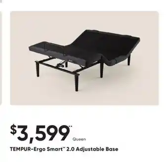 Sleep Country TEMPUR-Ergo Smart 2.0 Adjustable Base offer