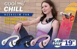 Showcase Cool Chill: Foldable NeckSlim Fan With Digital Display offer