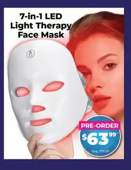 Showcase 7-in-1 LED Light Therapy Face Mask offer
