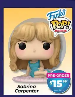 Showcase Funko! POP! ROCKS Sabrina Carpenter offer