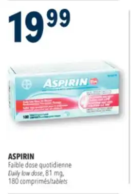 Familiprix ASPIRIN, Daily low dose, 81 mg, 180 tablets offer