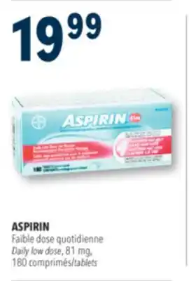 Familiprix ASPIRIN, Daily low dose, 81 mg, 180 tablets offer