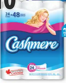Familiprix CASHMERE, Bathroom tissue, 24 double rolls offer