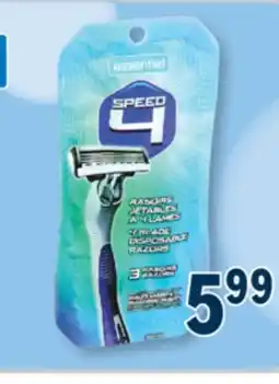 Familiprix ESSENTIEL, Selected disposable razors offer