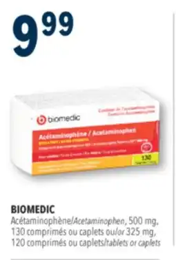 Familiprix Biomedic extra strength acetaminophen tablets for adults 130un offer