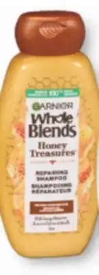 Familiprix Garnier Whole Blends repairing shampoo blended with honey & beeswax 370ml offer