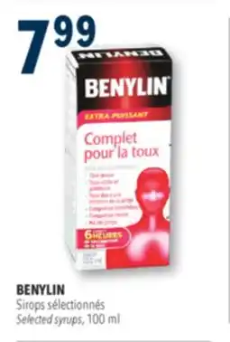 Familiprix BENYLIN, Selected syrups, 100 ml offer