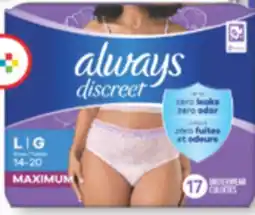 Familiprix Always Anti-Bunch Xtra Protection liners extra long 68un offer