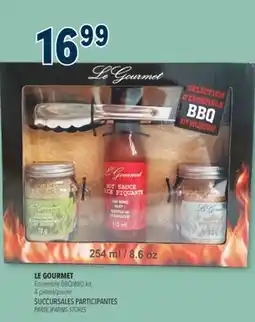 Familiprix LE GOURMET, BBQ kit, 4 pieces offer