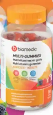 Familiprix BIOMEDIC, Selected multivitamin gummies offer