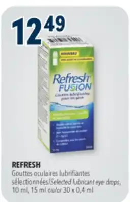 Familiprix REFRESH, Selected lubricant eye drops, 10 ml, 15 ml or 30 x 0,4 ml offer