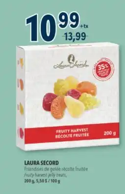 Familiprix LAURA SECORD, Fruity harvest jelly treats, 200 g offer