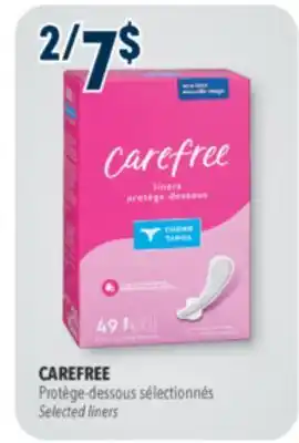 Familiprix CAREFREE, Selected liners offer