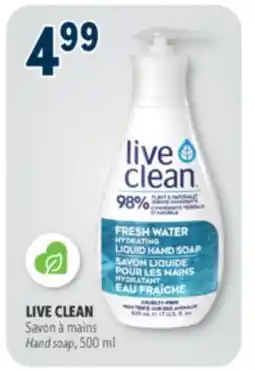 Familiprix LIVE CLEAN, Hand soap, 500 ml offer