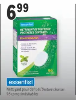 Familiprix ESSENTIEL, Denture cleanser, 96 tablets offer